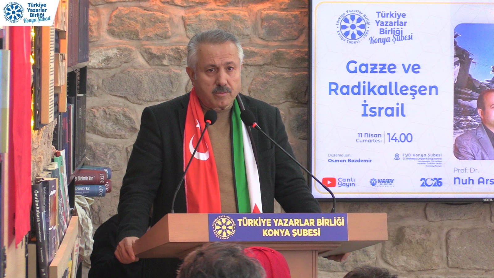 İsrail’in Radikal Dönüşümü ve Gazze Trajedisi TYB Konya’da Ele Alındı