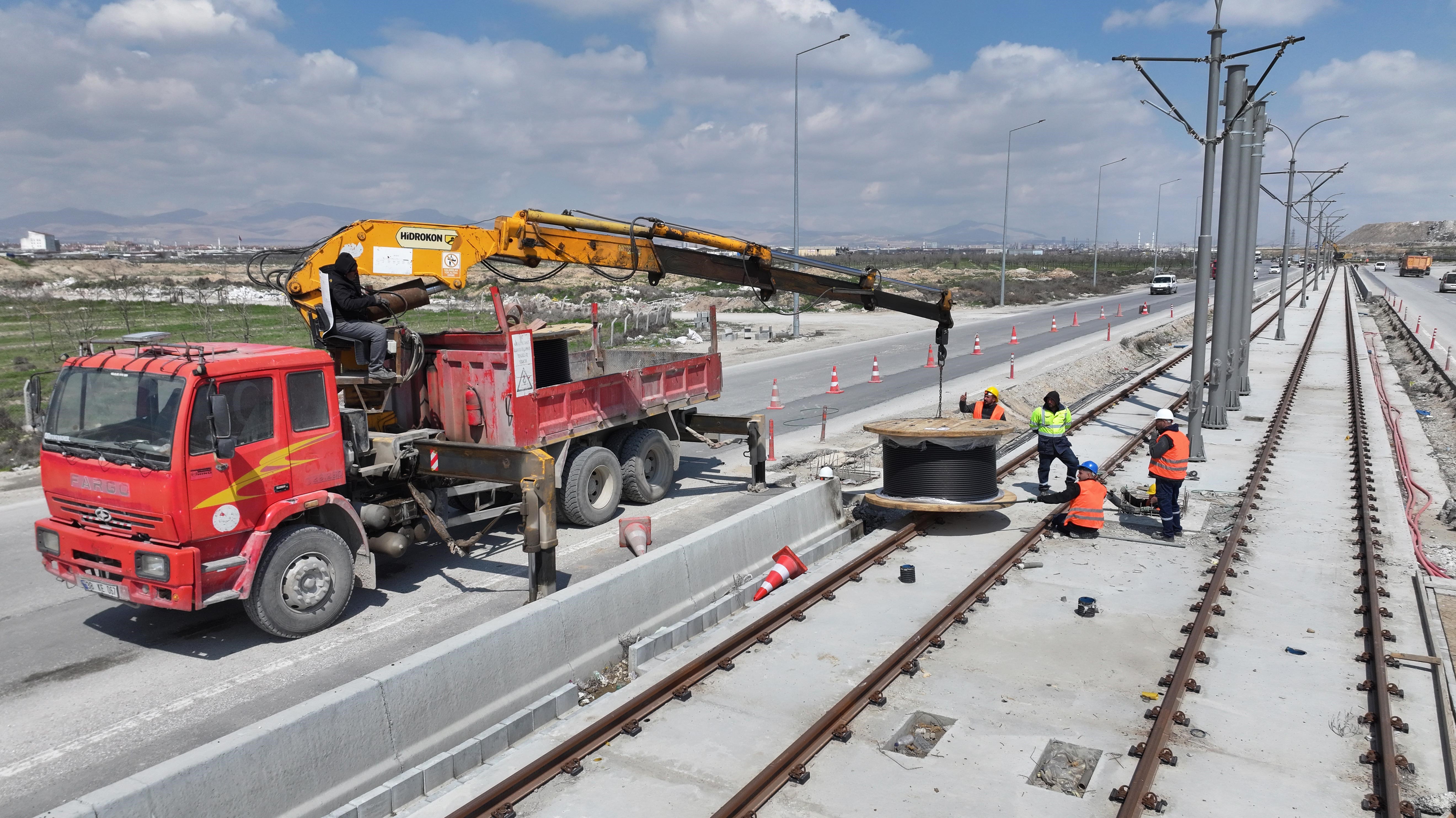 Başkan Altay: "Stadyum-Şehir Hastanesi Tramvay Hattı’nda yoğun mesai sürüyor"
