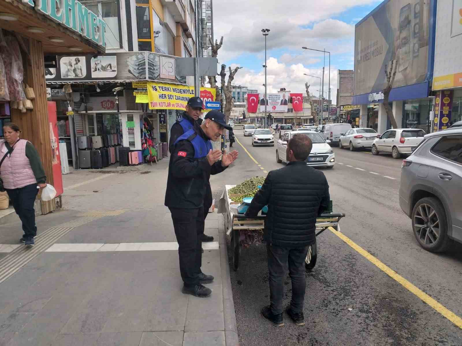 Adıyaman’da kaldırım işgallerine sıkı denetim
