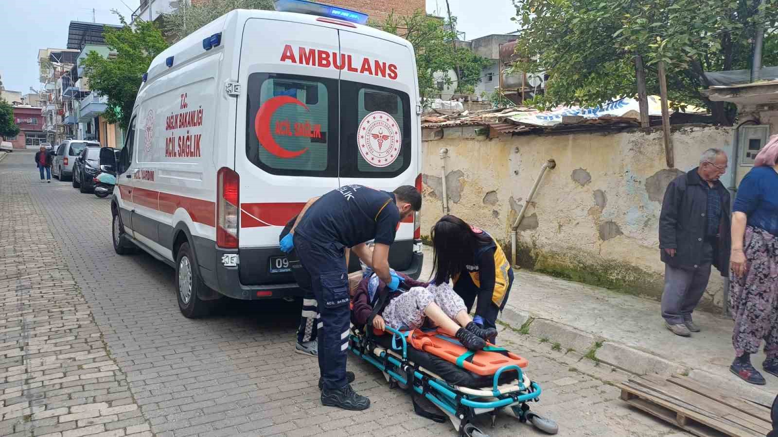 Evin bahçesinde düşen yaşlı kadın için ekipler seferber oldu