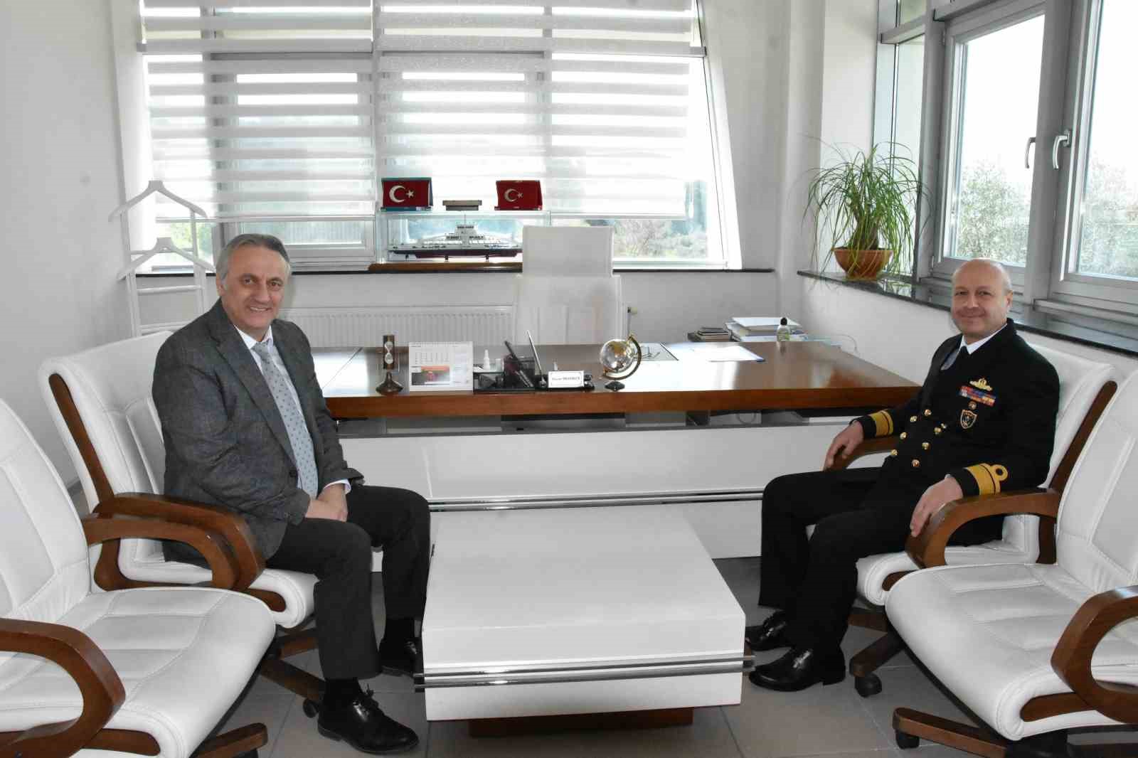 Boğaz ve Garnizon Komutanı Biçen’den, Gestaş Genel Müdürü Yürükçü’ye nezaket ziyareti