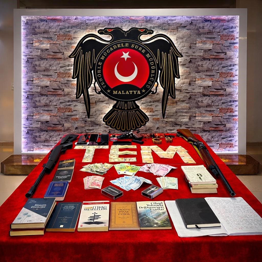 Malatya merkezli DEAŞ operasyonu: 9 gözaltı