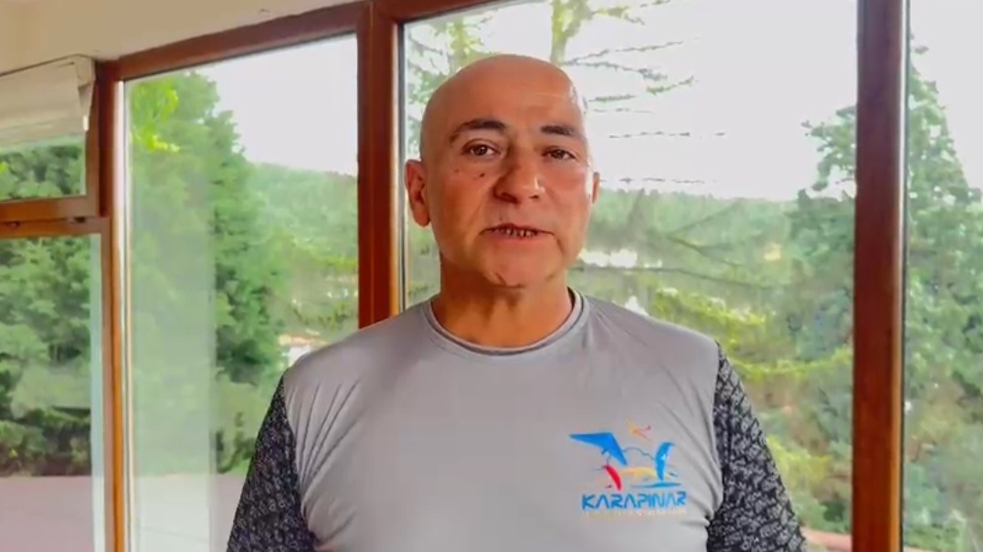 Yamaç paraşütüyle Karapınar’dan Bor’a gökyüzünde 112 kilometrelik yolculuk