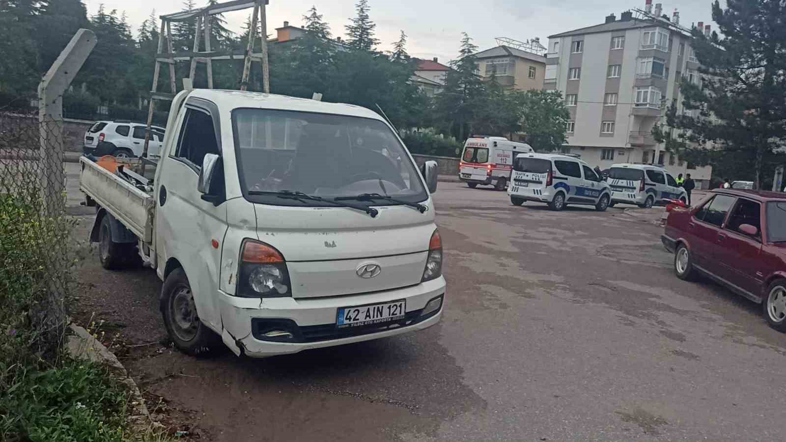 Konya’da trafik kazası: 2 yaralı