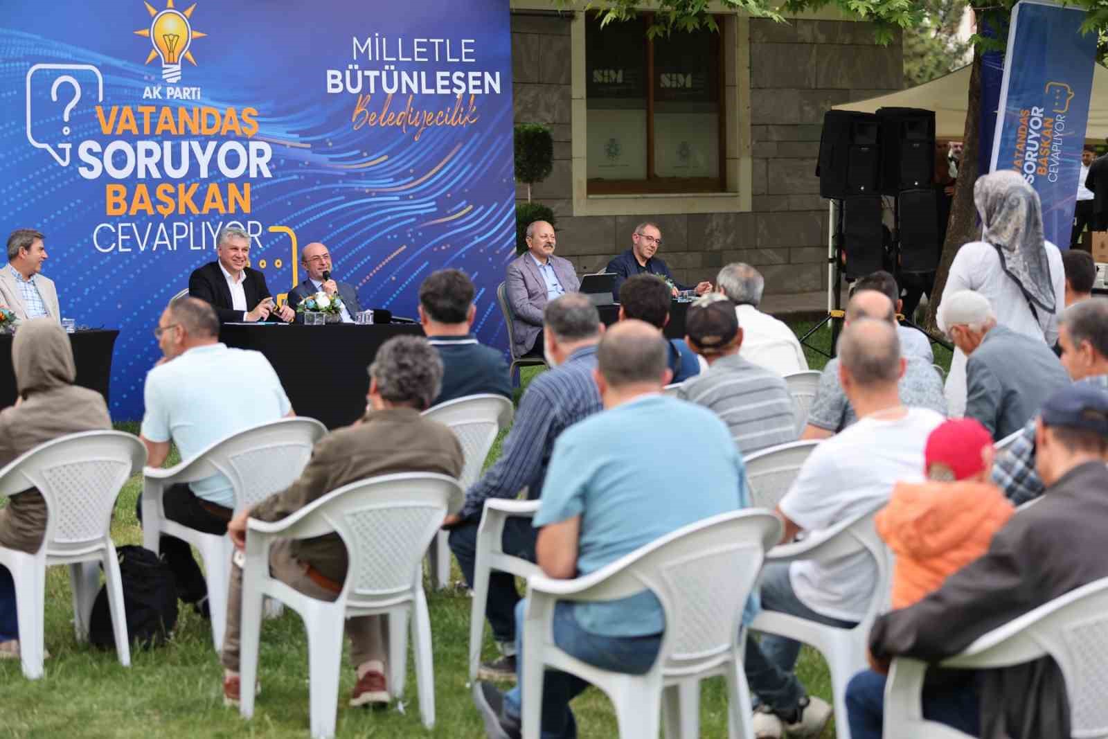 Başkan Pekyatırmacı Şeyh Şamil ve Mehmet Akif mahallelerinde vatandaşların sorularını cevapladı