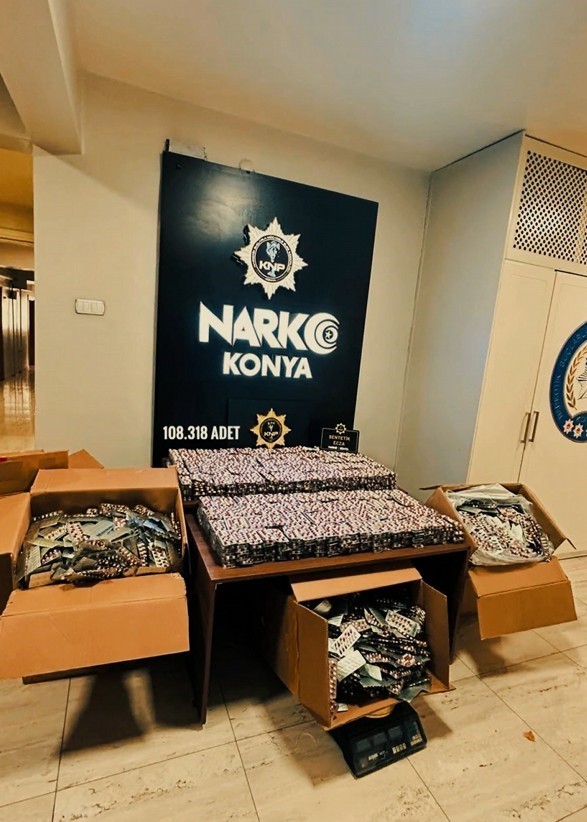 Konya’da narkotik polisinden uyuşturucu operasyonu: 6 tutuklama