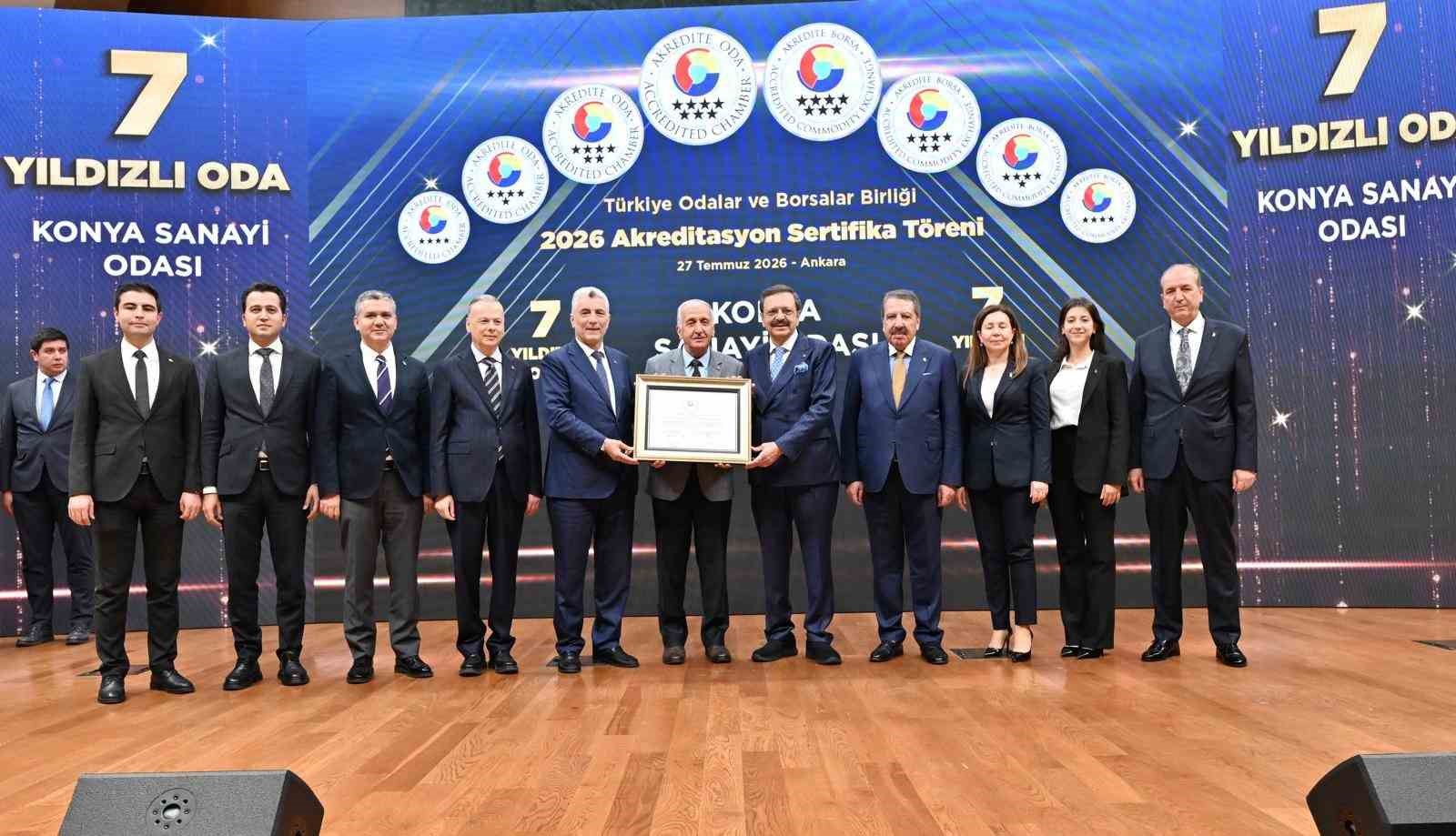 KSO, 7 yıldızlı hizmet veren Türkiye’deki tek sanayi odası oldu