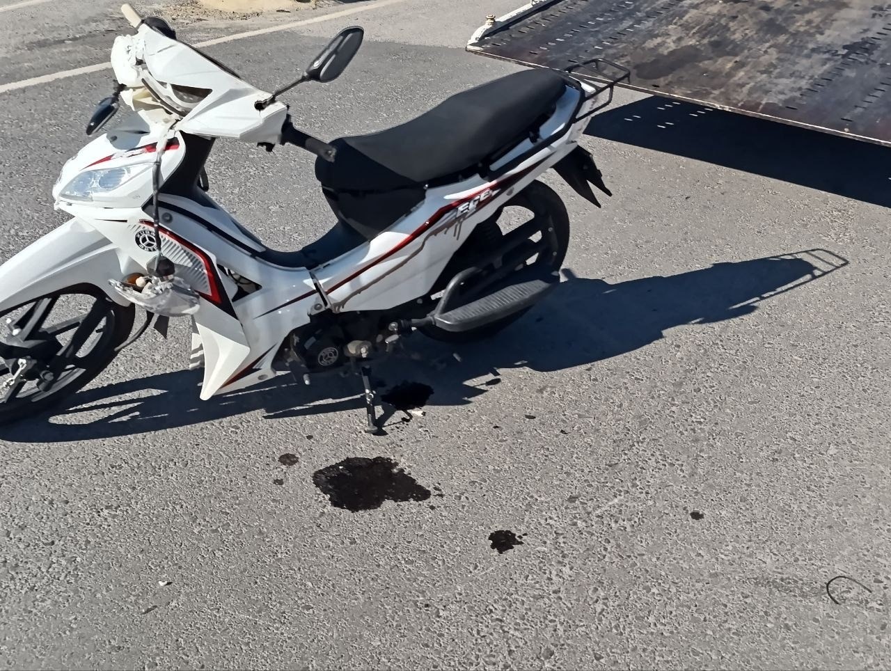Kavşakta otomobil ile motosiklet çarpıştı: 1 yaralı