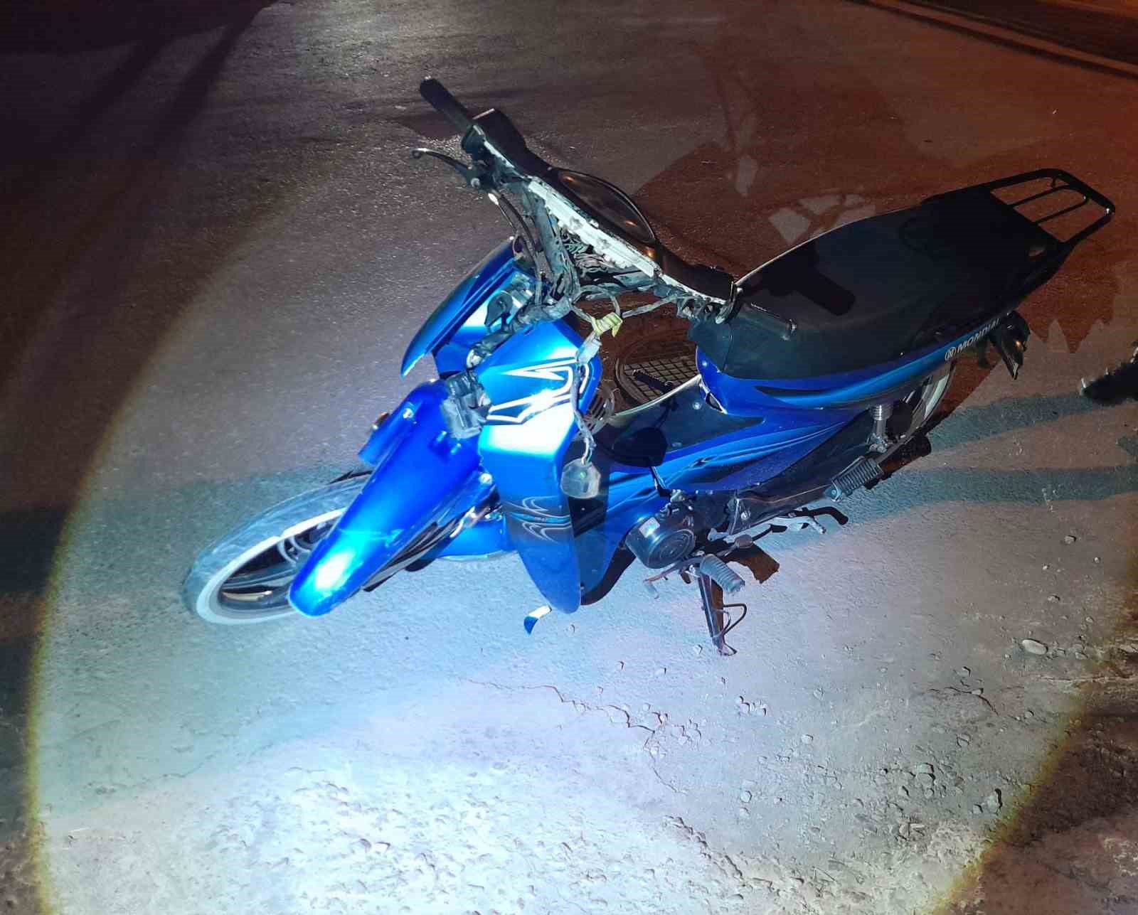 Konya’da otomobil ile motosiklet çarpıştı: 2 yaralı