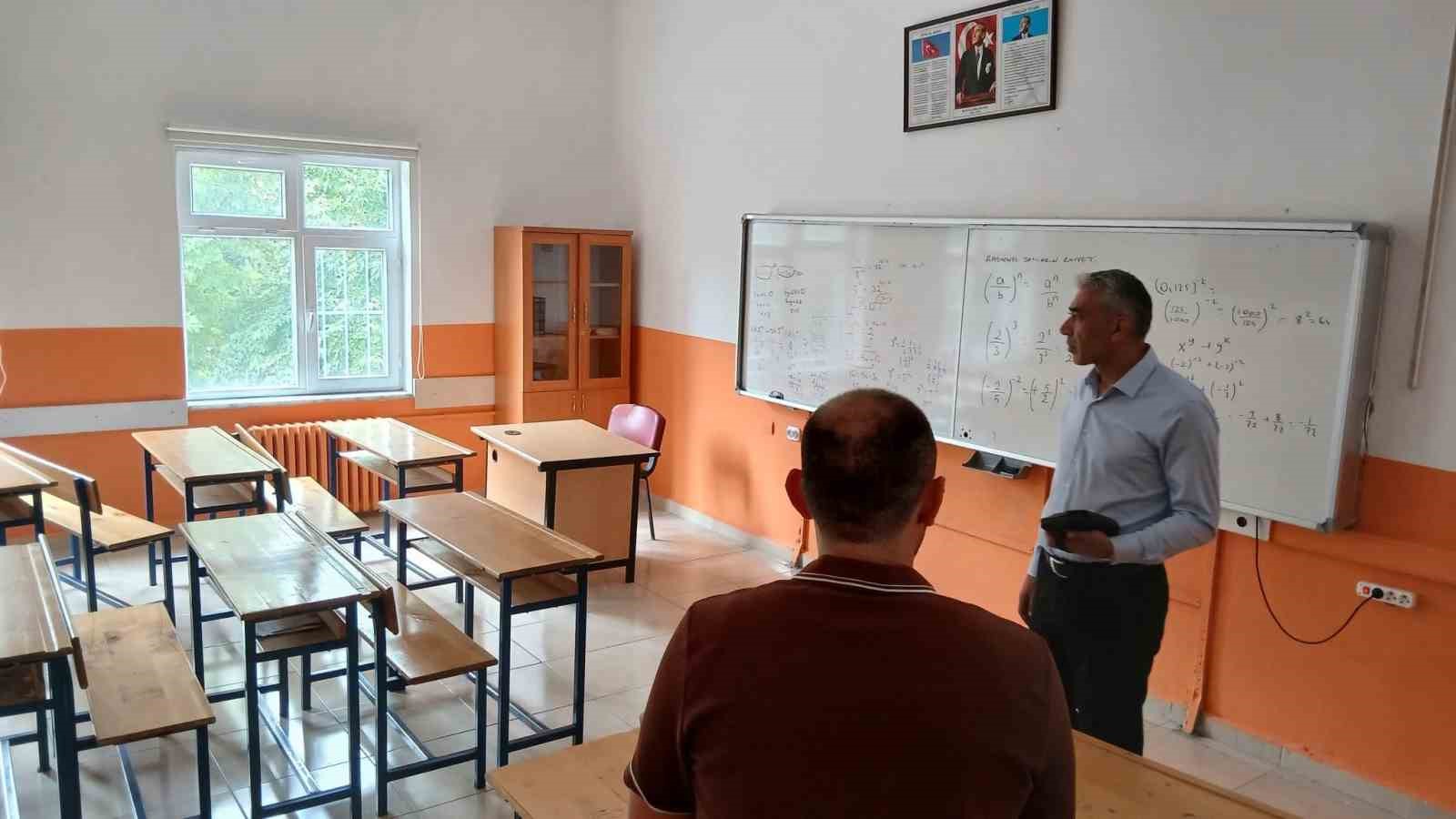 Bozkır’da okul denetimleri sürüyor