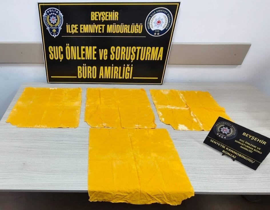 Konya’da uyuşturucu operasyonu: 4 şüpheli tutuklandı