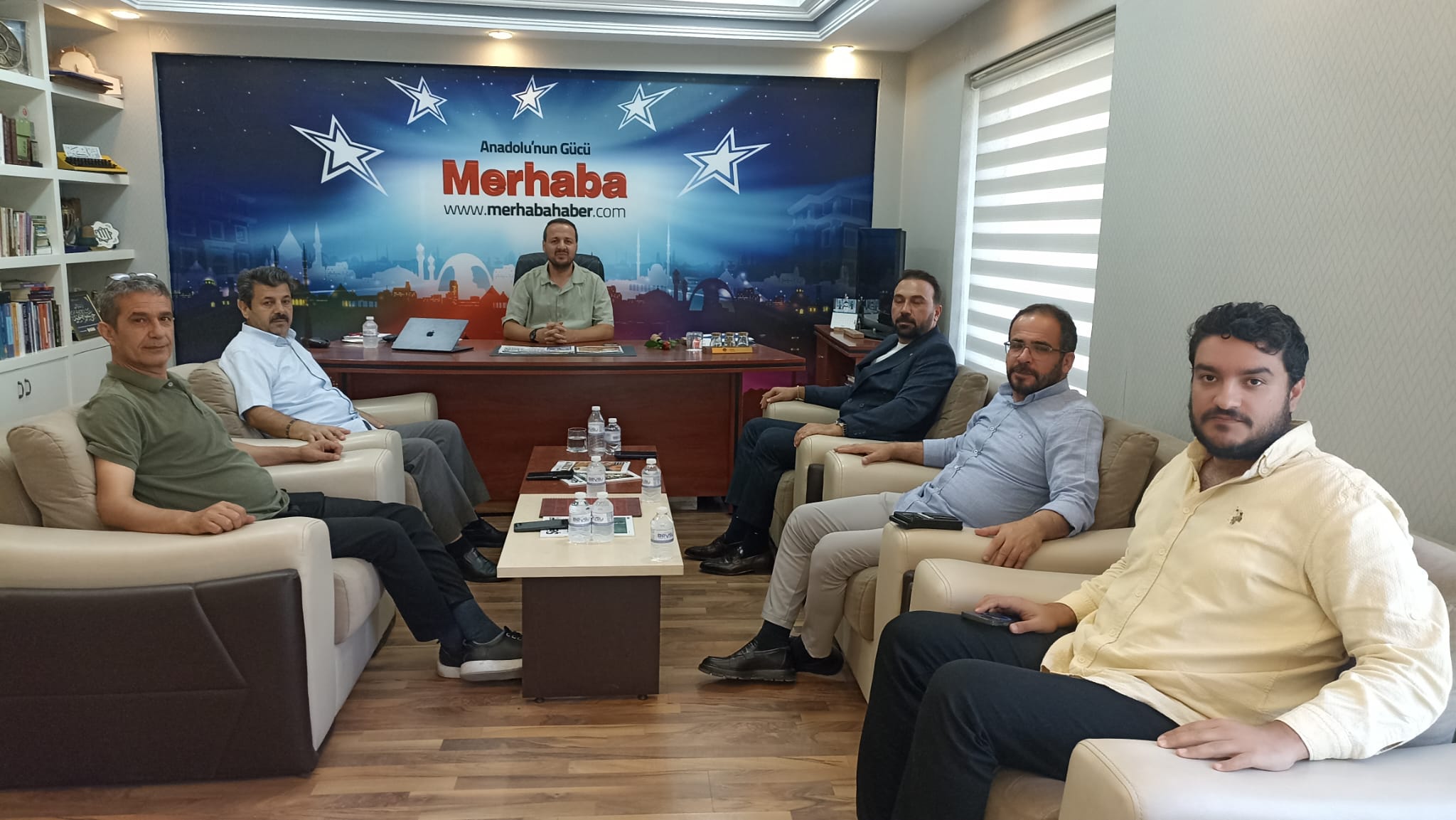 Konya Yeni Medya Cemiyeti’nden Merhaba Gazetesi’ne 57. yıl ziyareti