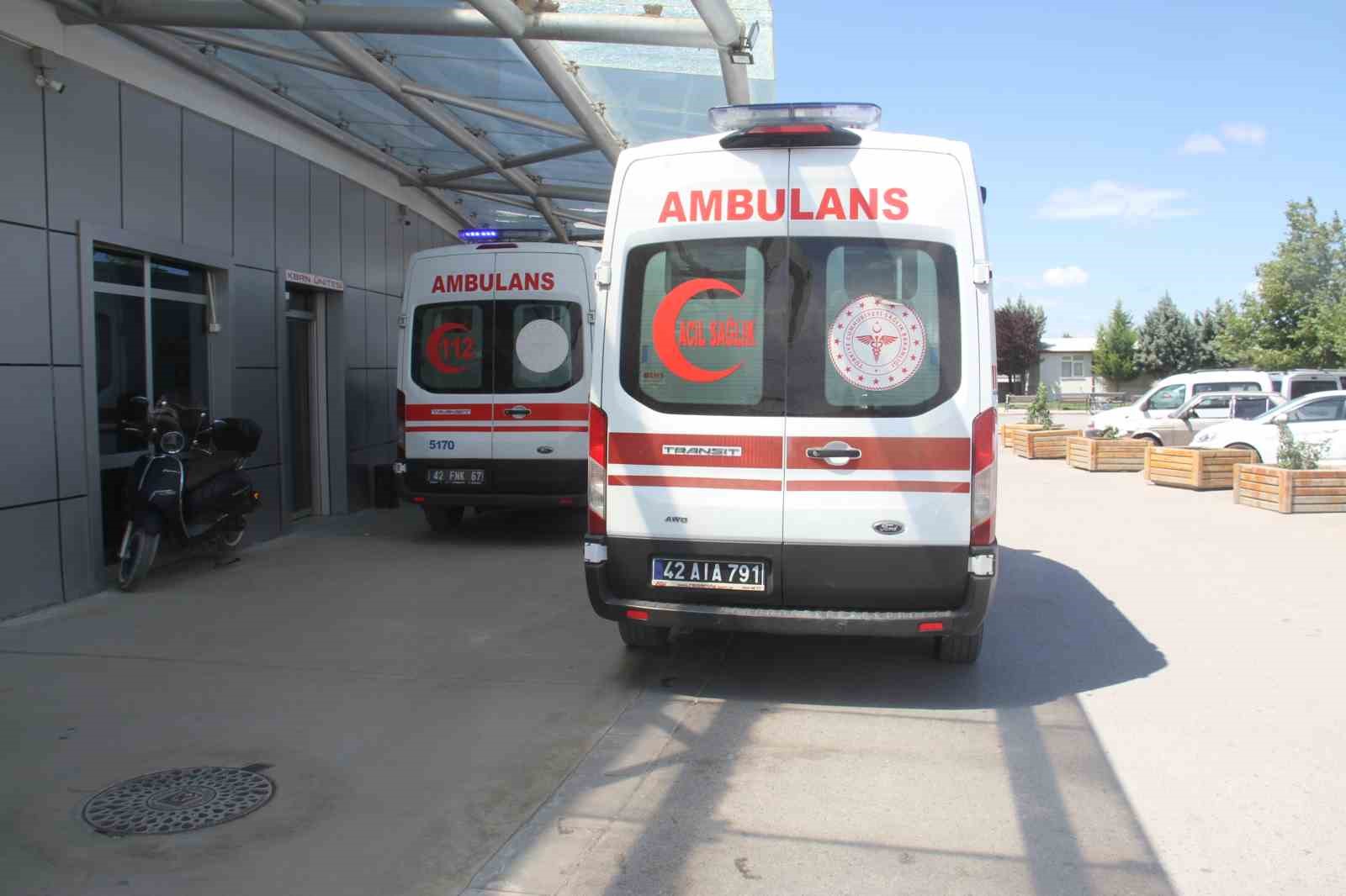 Beyşehir’de motosiklet kazası: 1 yaralı