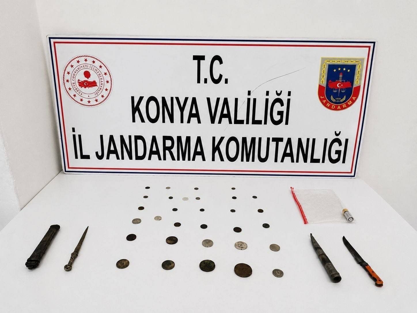 Konya’da tarihi eser operasyonu