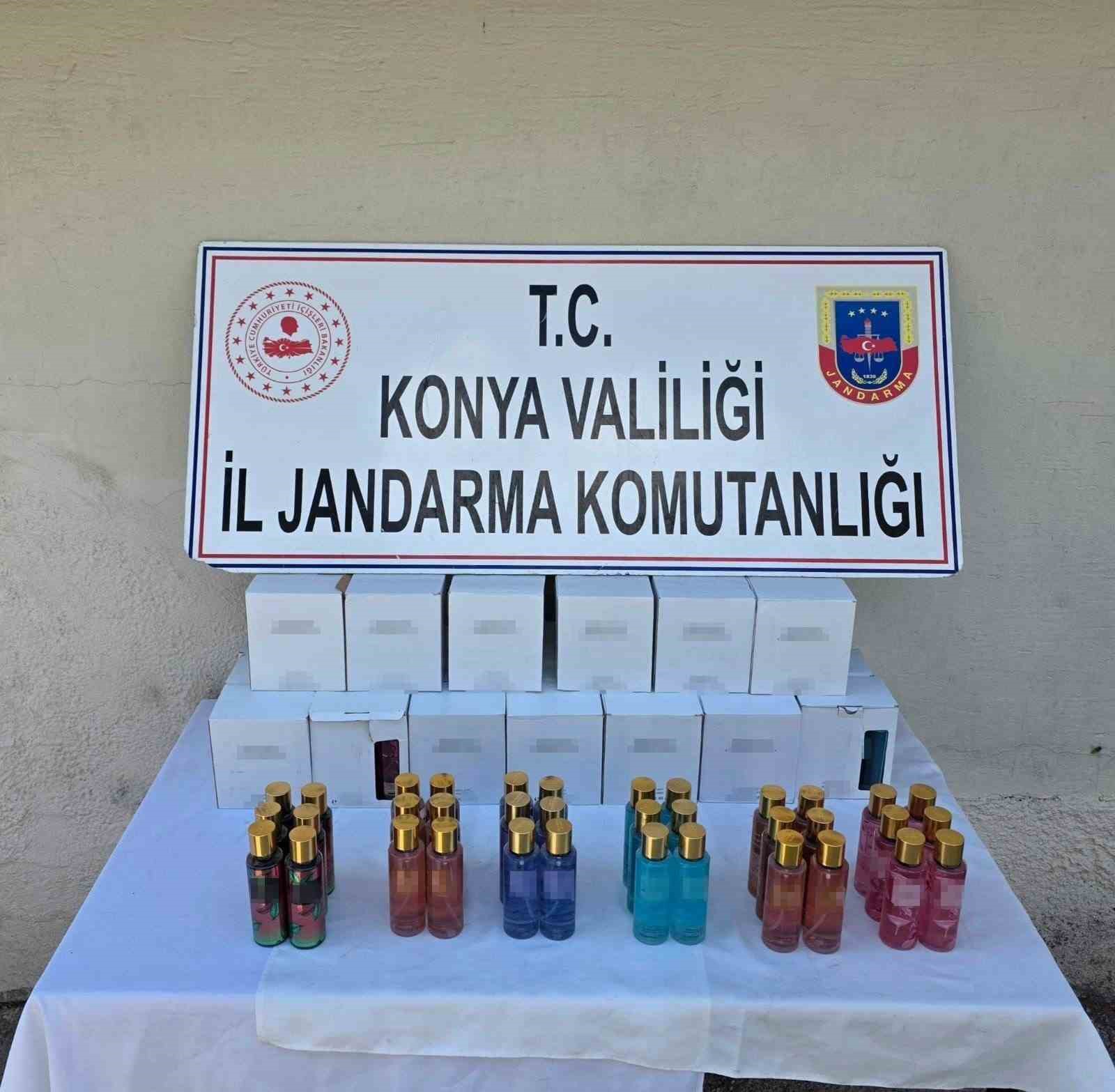 Konya’da 186 bin makaron ve 240 kaçak parfüm ele geçirildi