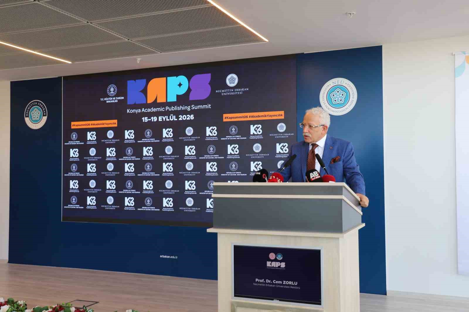 Bilimsel yayıncılığın küresel kalbi KAPS 2026 ile Konya’da atacak