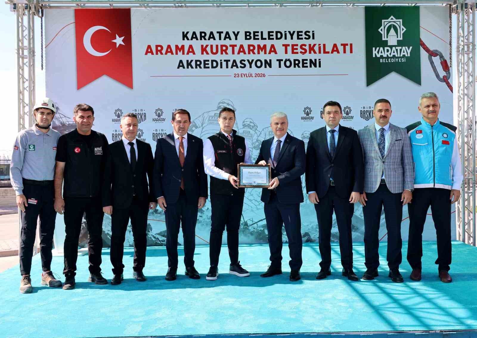 Karatay, arama kurtarmada Konya’nın akredite tek ilçesi oldu